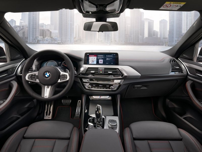 BMW x4 2020 салон