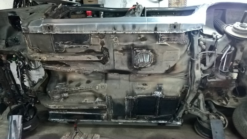 BMW e34 дно