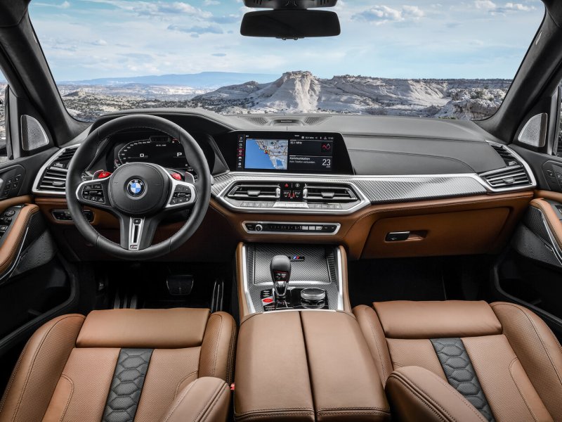 BMW x5m Competition 2021 салон