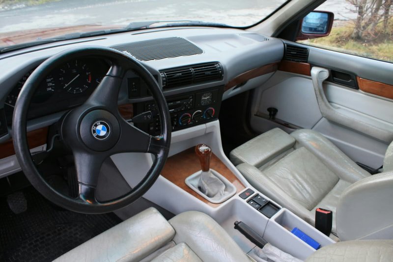 BMW m5 e34 салон