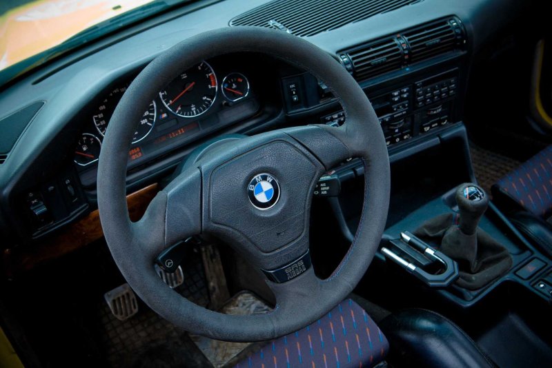 BMW e34 салон кожа