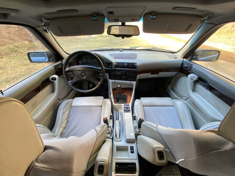 BMW e34 салон автомат