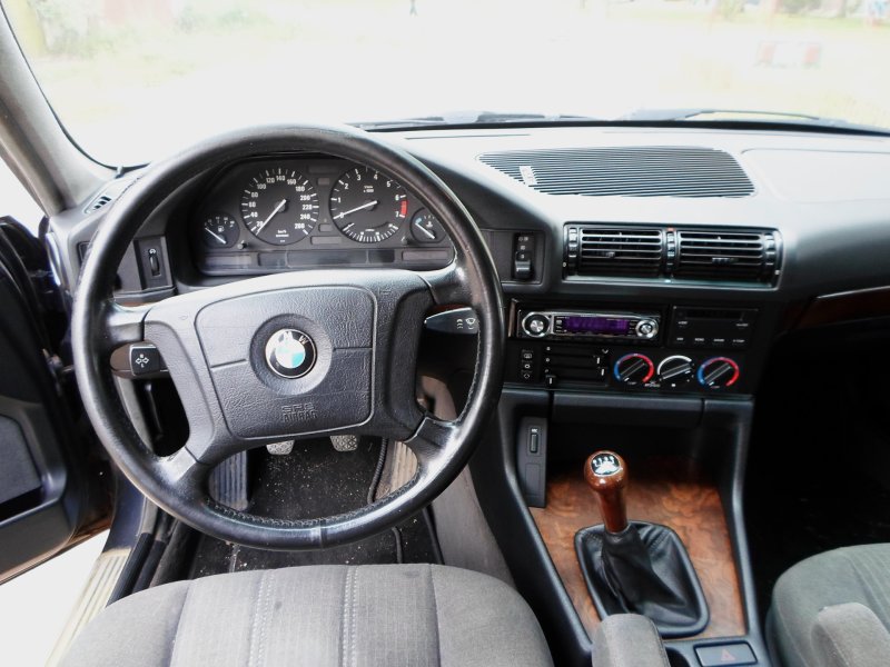 BMW e34 салон кожа