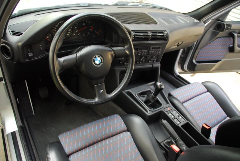BMW e34 салон полукожа