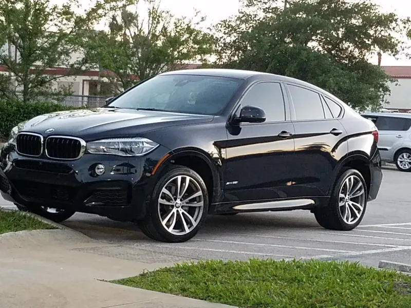 BMW x6 черный