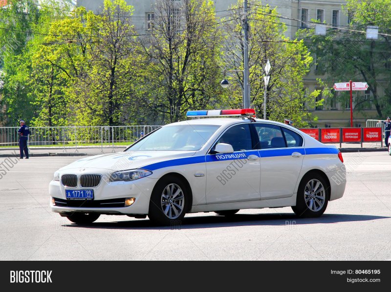 BMW f10 Police Moscow