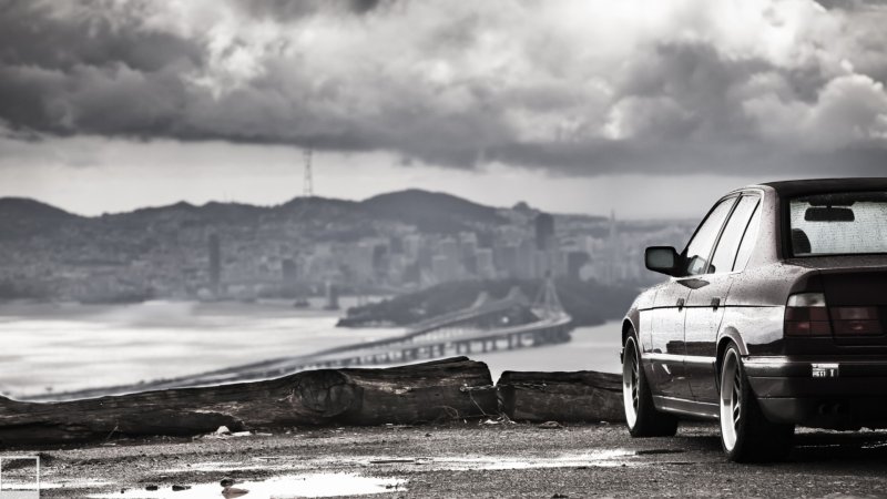 BMW e34 обои