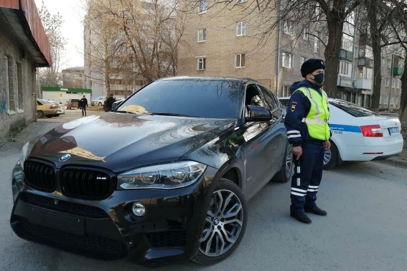 BMW x7 полиция