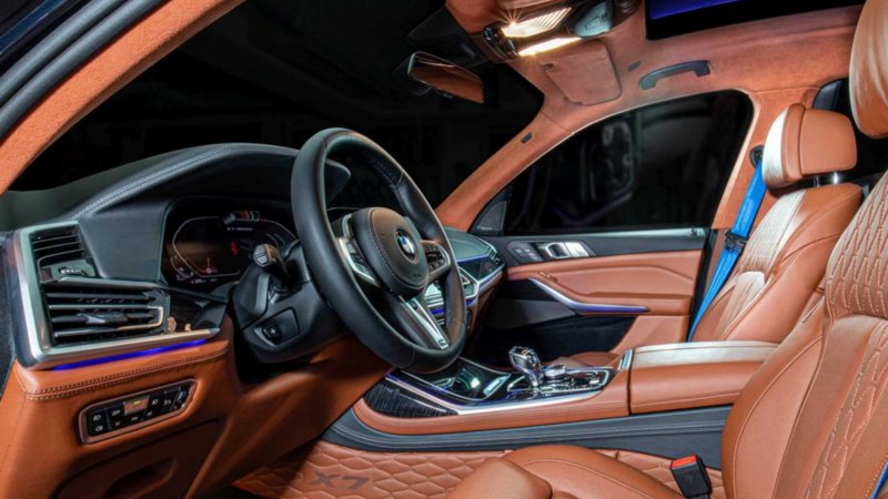 BMW x7 салон тартуфо