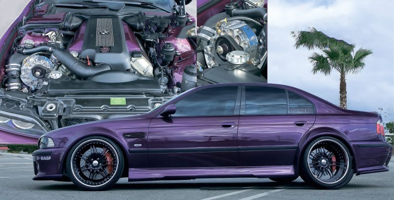 BMW e39 Purple