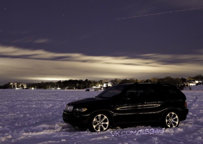 BMW x5 e53 зимой