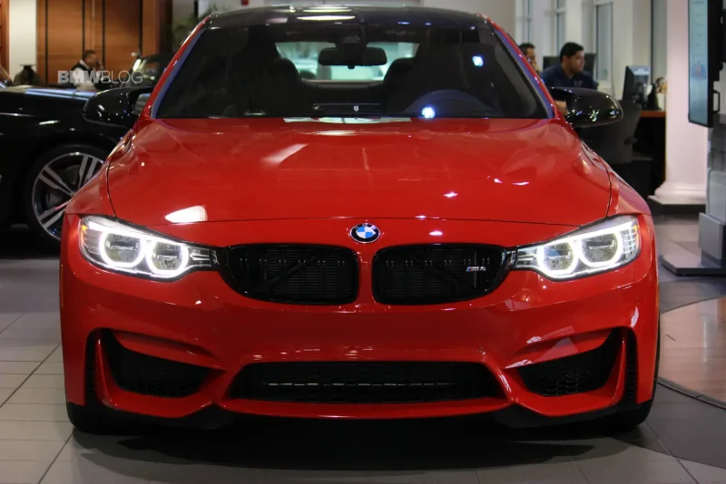BMW m4 Matte Red 2015