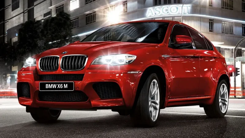 BMW x6m e71 Red