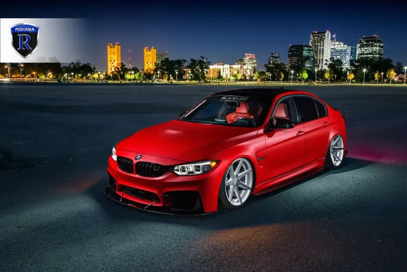 BMW 3 e90 красный