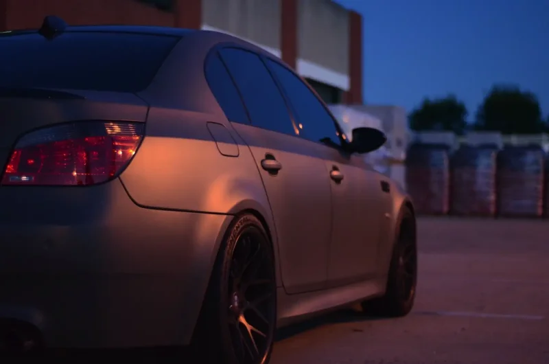 BMW e60 оранжевый