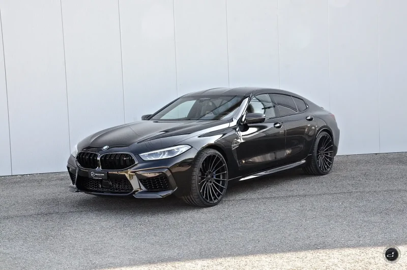 BMW m8 Competition Gran Coupe 2020 чёрная