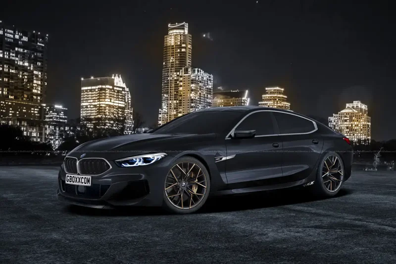 BMW 8 Gran Coupe Black