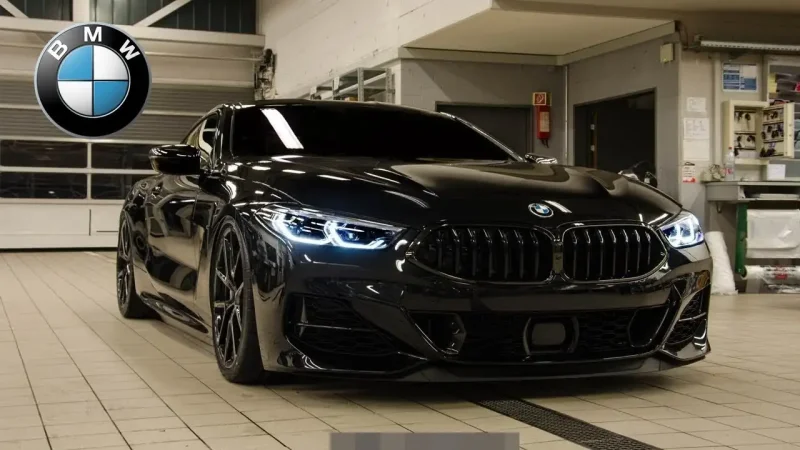 BMW m8 Gran Coupe Black