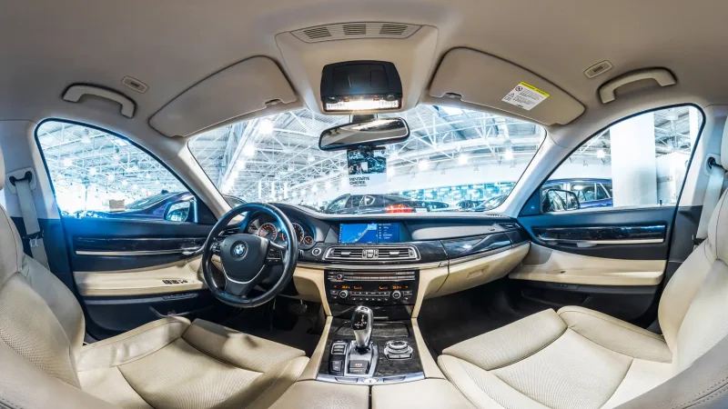 BMW 7 новая салон