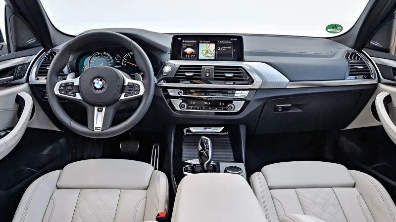 BMW x3 2017 салон
