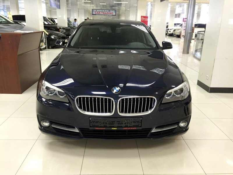 BMW 520d f10 чёрная