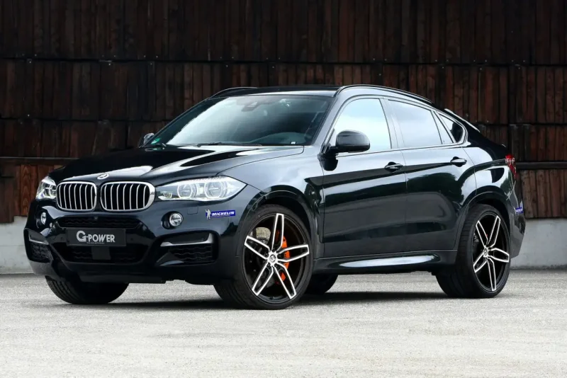 BMW x6m 2017 чёрная