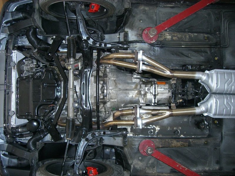 BMW e36 снизу