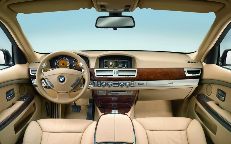 BMW 750 li, черный, 2008