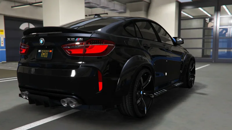 BMW x6m 2020 черный