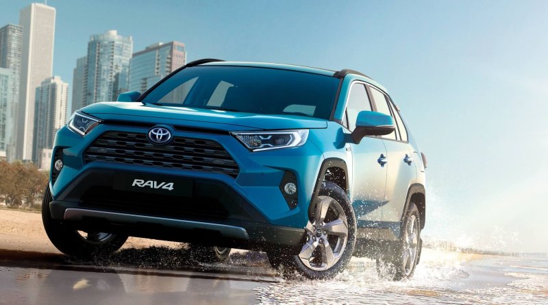 Toyota rav4 2019 черный