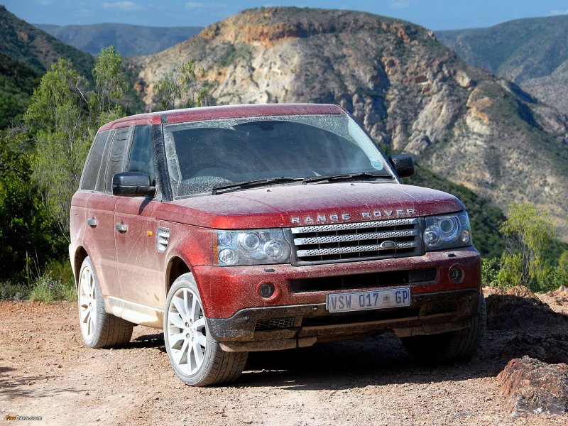 Range Rover Sport l320 Red