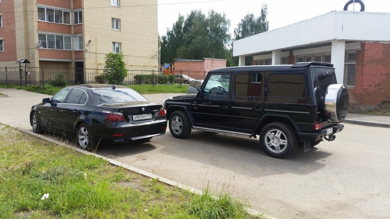 Гелик и БМВ 5