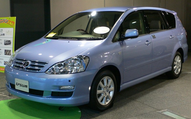 Toyota ipsum 2009