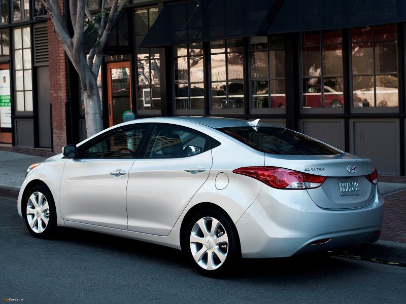 Hyundai Elantra 2013 Size