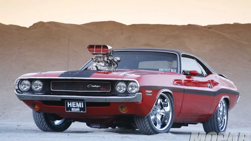 Dodge Challenger 1970 r/t с нагнетателем