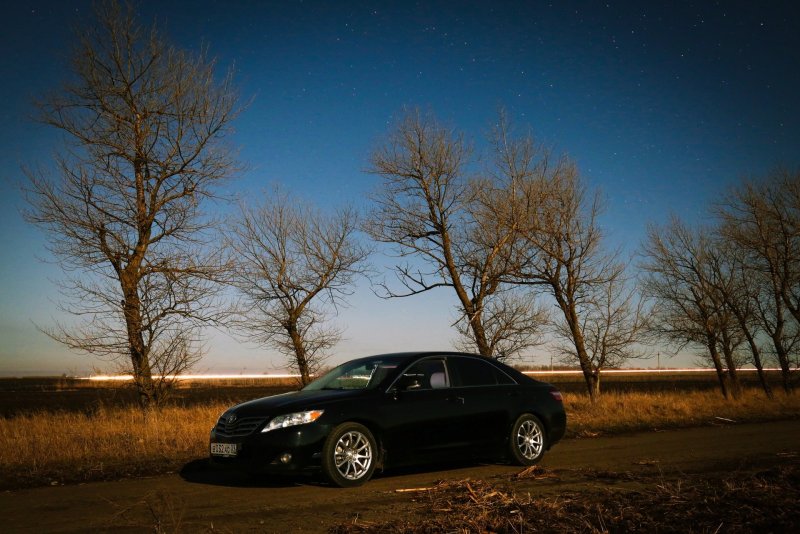 Toyota Camry 3.5 ночью