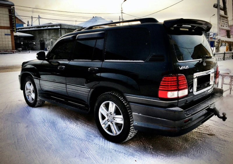 Lexus lx470 черный тонированный