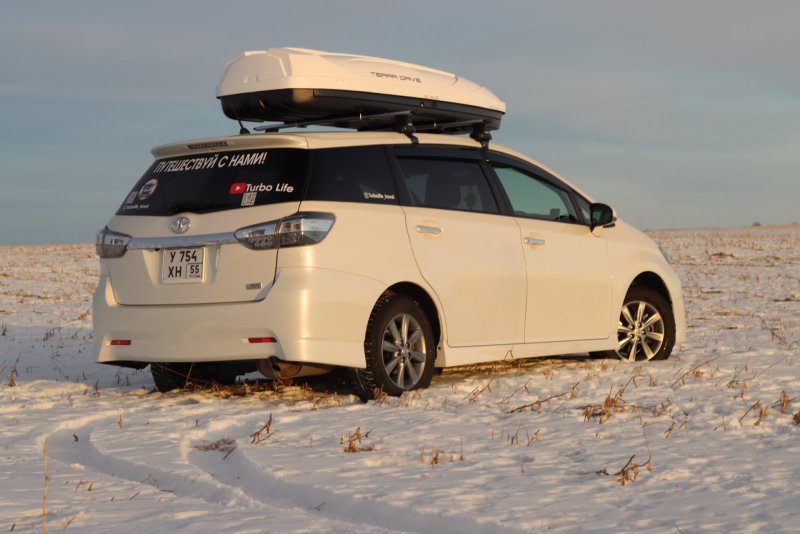 Автобокс на Toyota Wish