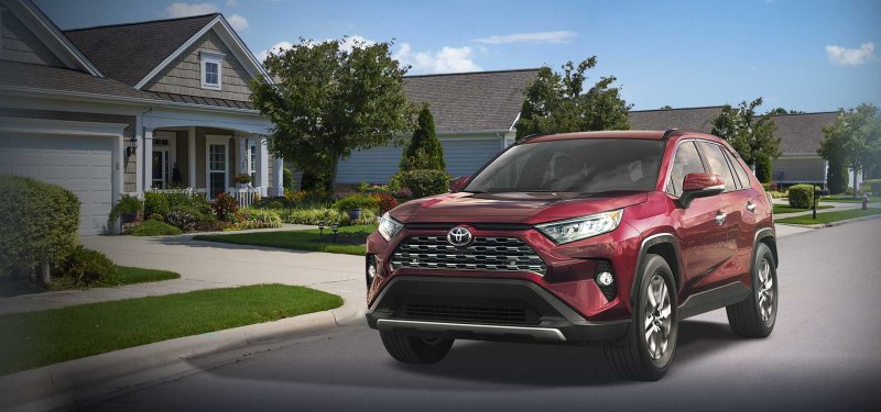 Toyota rav4 2021 черный