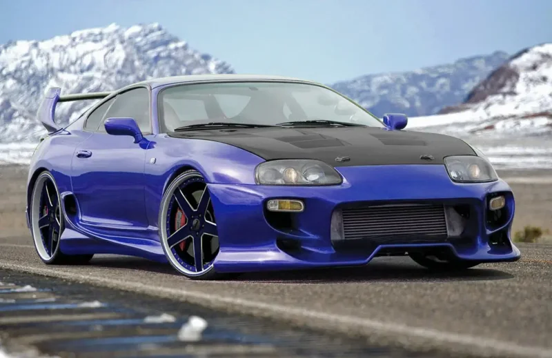 Toyota Supra Tuning Black