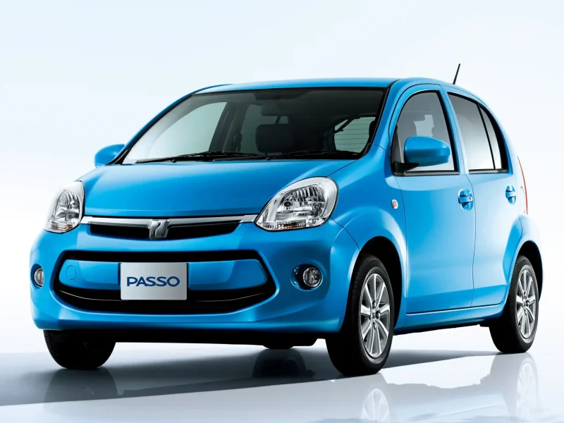 Toyota passo пурпурная