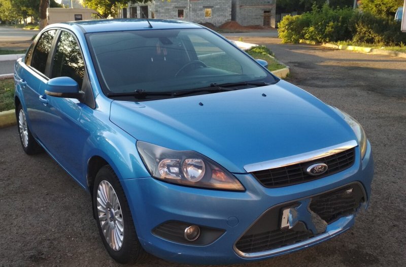 Ford Focus 2008 синяя