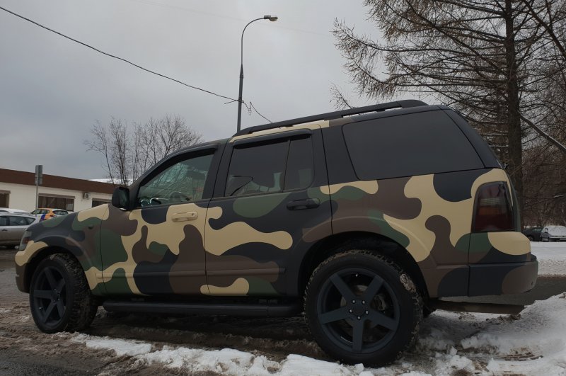 Шевроле Трейлблейзер камуфляж