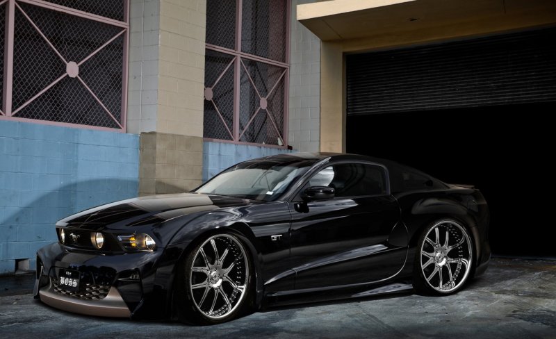 Ford Shelby gt500 черный