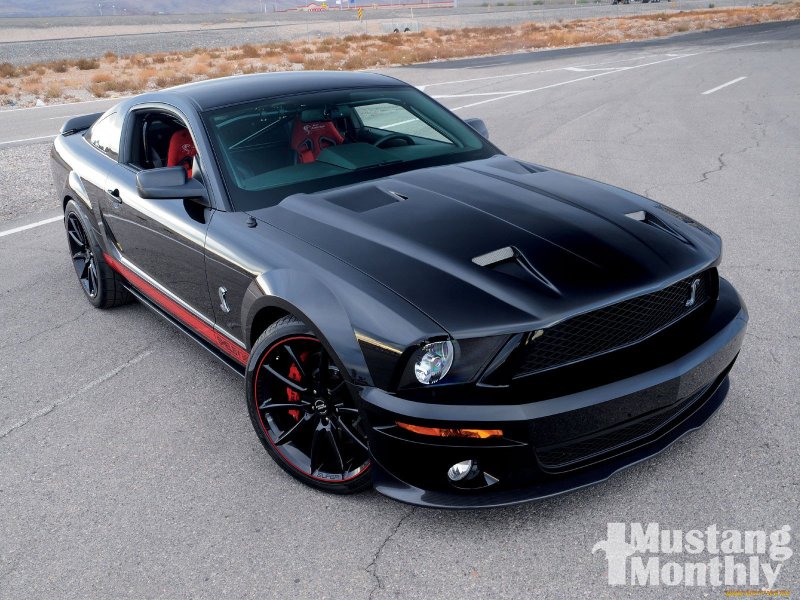 Форд Мустанг gt 500 черный