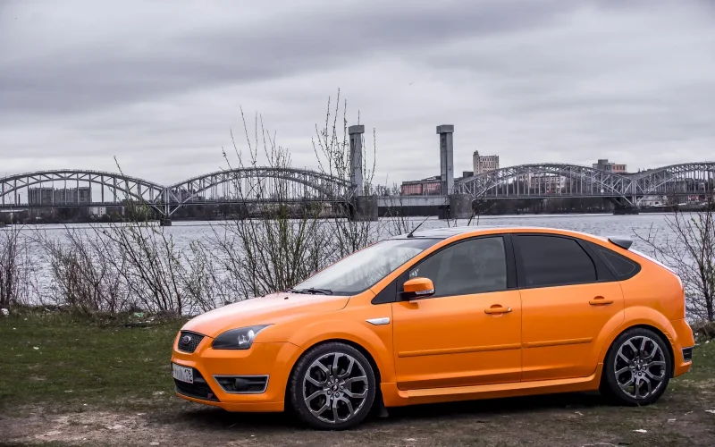 Ford Focus St 2008 оранжевый