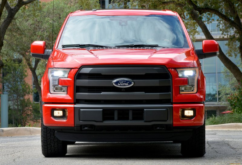Ford f 150 красный