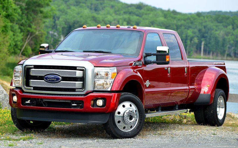 Ford f250 2015 Red