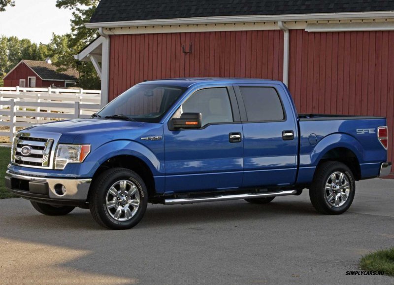 Пикап Форд f-150. Красный