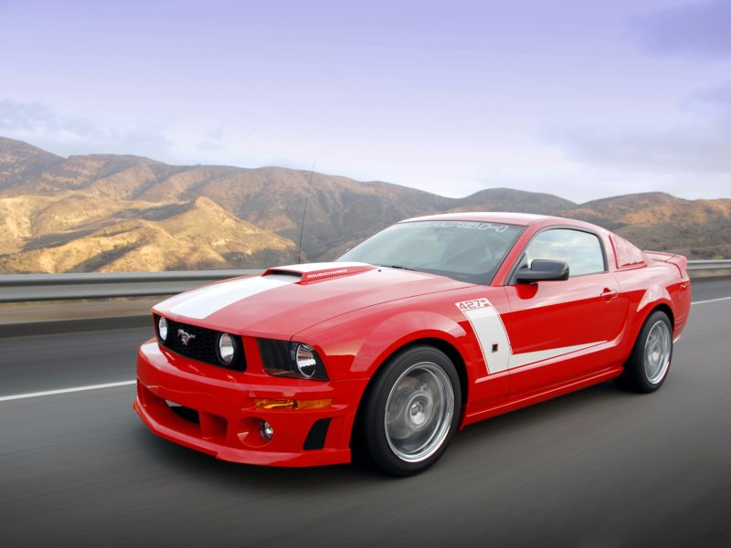 Ford Mustang 2007 красный
